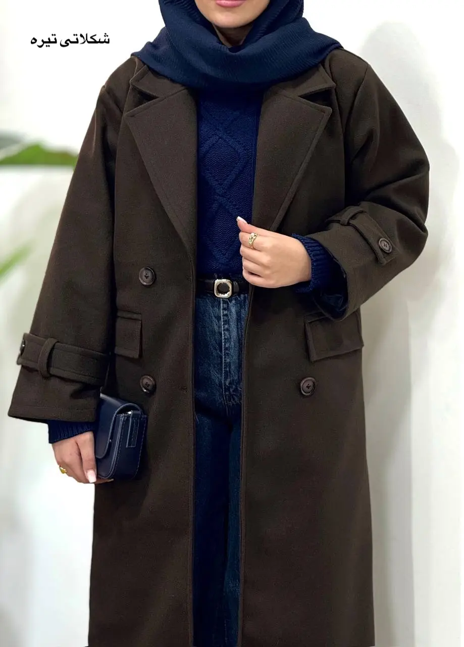 پالتو فوتر بلند آستردار سایدا